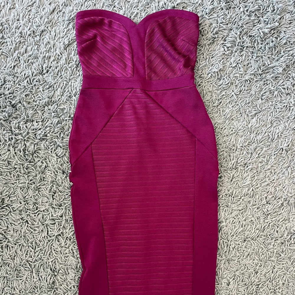 ASOS Petite Midi Bodycon Dress in Bandage Fabric